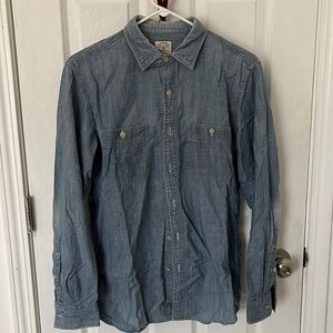 J. Crew blue Chambray Shirt - Small
